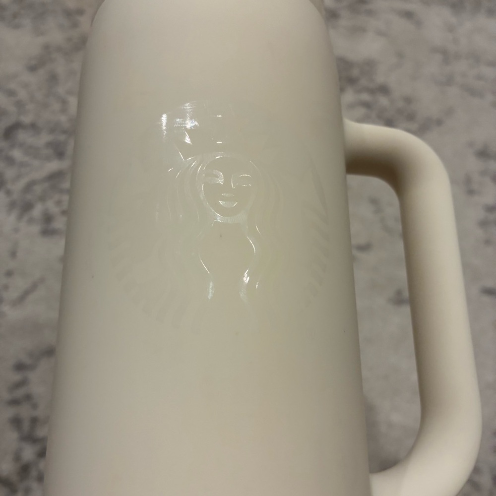 Starbucks 2025 Fall Matte White Tumbler - Picture 5 of 10